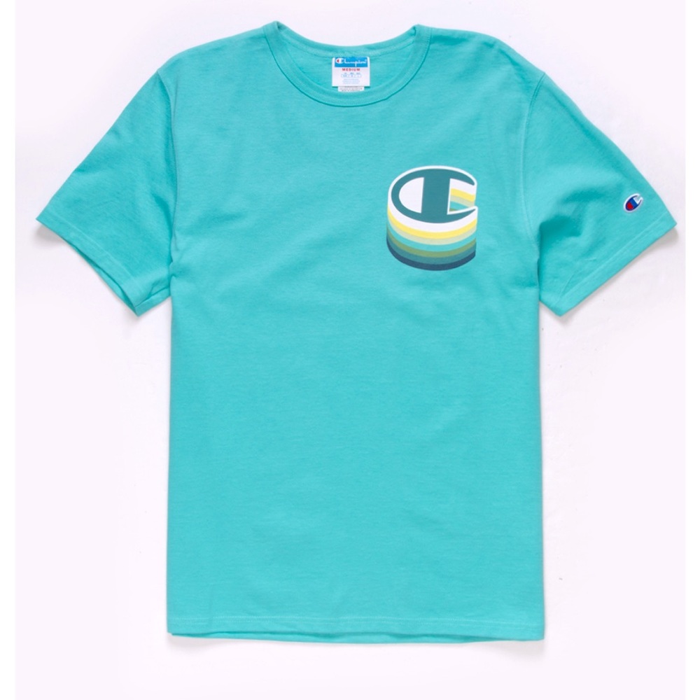 CHAMPION Heritage Left C Mens Tee Shirt Crew Neck Top Size M NWT